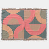 Middeleeuwse moderne zalm en olijven deken (Voorkant)