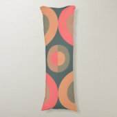 Middeleeuwse moderne zalm en olijven lichaamskussen (Voorkant Verticaal)