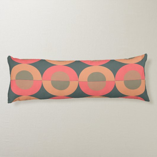 Middeleeuwse moderne zalm en olijven lichaamskussen (Achterkant)