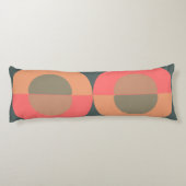 Middeleeuwse moderne zalm en olijven lichaamskussen (Achterkant)