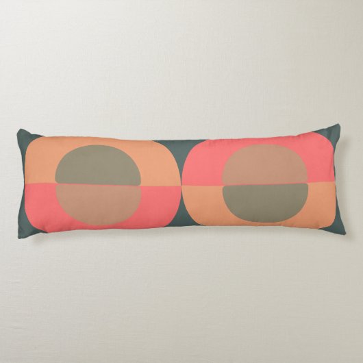 Middeleeuwse moderne zalm en olijven lichaamskussen (Achterkant)