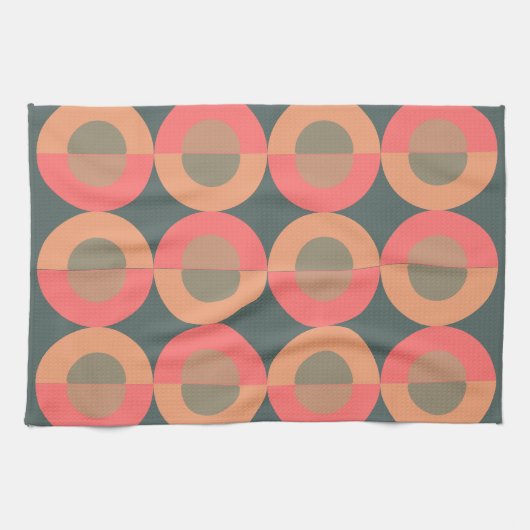 Middeleeuwse moderne zalm en olijven theedoek (Horizontaal)