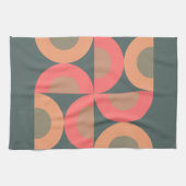 Middeleeuwse moderne zalm en olijven theedoek (Horizontaal)