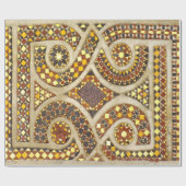 middeleeuwse mozaïeken cadeaupapier (Vlak)