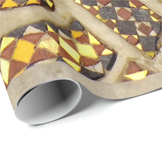  middeleeuwse mozaïeken cadeaupapier (Rol Hoek)