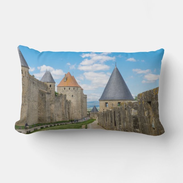 Middeleeuwse muren van Carcassonne Kussen (Voorkant)