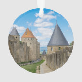 Middeleeuwse muren van Carcassonne Ornament (achterkant)
