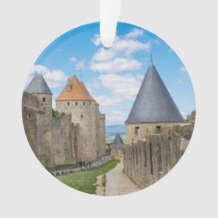 Middeleeuwse muren van Carcassonne Ornament