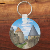 Middeleeuwse muren van Carcassonne Sleutelhanger (Voorkant)