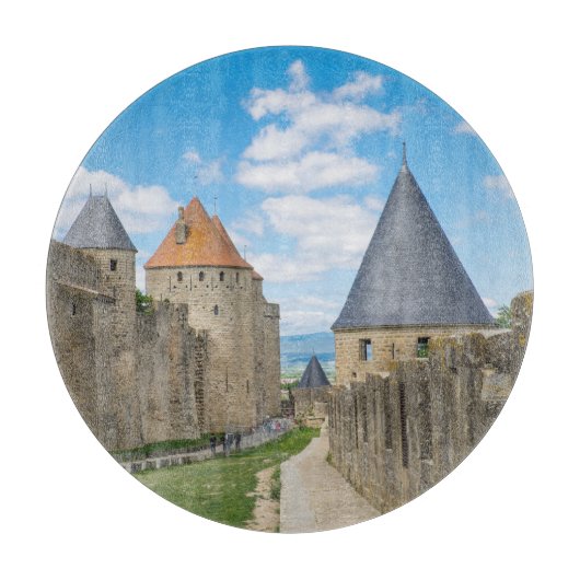 Middeleeuwse muren van Carcassonne Snijplank (Voorkant)