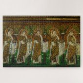 middeleeuwse muzikanten puzzel legpuzzel (Horizontaal)