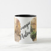 Middeleeuwse Narrow Street Oude Gebouwen Waterverf Mok (Midden)