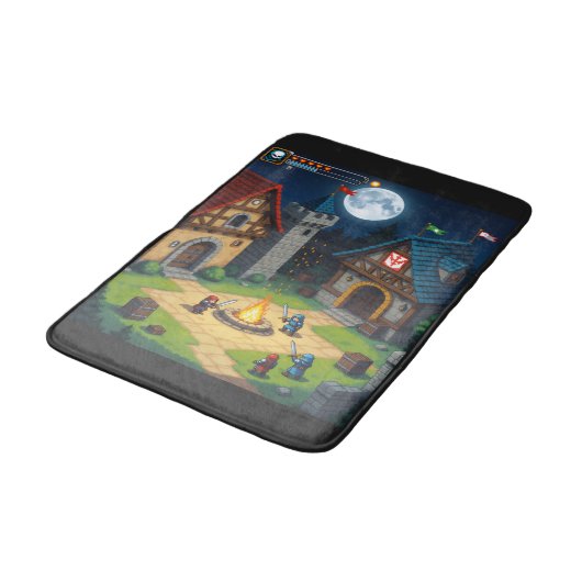 middeleeuwse omgeving badmat (Gekanteld)