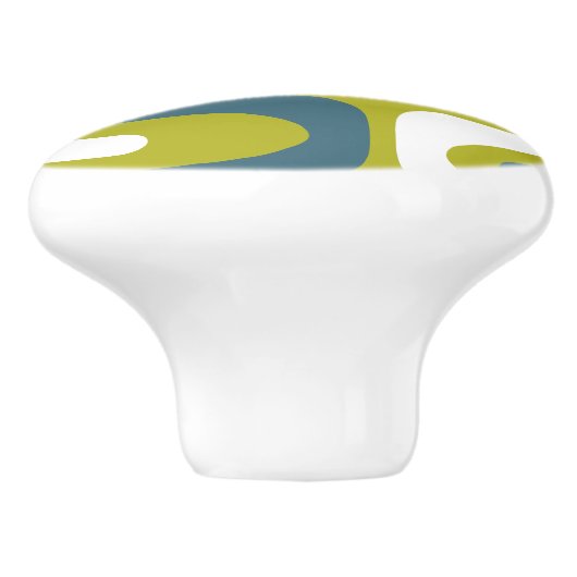 Middeleeuwse Piquet Minimal Retro Abstract Keramische Knop (Zijkant)