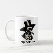 Middeleeuwse Plague Doctor's Elixir Coffee Mok (Links)