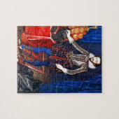 Middeleeuwse portretpuzzel legpuzzel (Horizontaal)