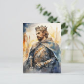 Middeleeuwse Prins Briefkaart (Staand voorkant)