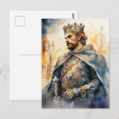 Middeleeuwse Prins Briefkaart (Voorkant / Achterkant)