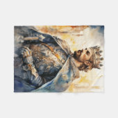 Middeleeuwse Prins Fleece Deken (Voorkant (Horizontaal))