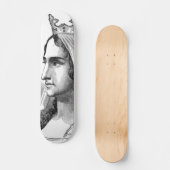 Middeleeuwse Queen Skateboard (Voorkant)