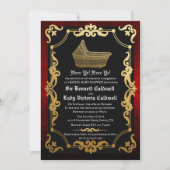 Middeleeuwse Renaissance Baby Shower Uitnodiging (Voorkant)