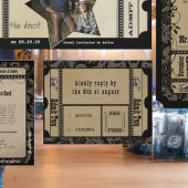 Middeleeuwse Renaissance Bruiloft Respons Kaarten