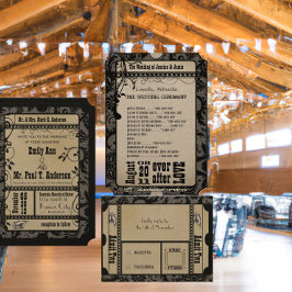 Middeleeuwse Renaissance Bruiloft Respons Kaarten