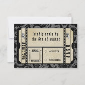 Middeleeuwse Renaissance Bruiloft Respons Kaarten (Voorkant)