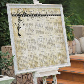 Middeleeuwse Renaissance Elegante Zittafels Poster