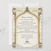 Middeleeuwse Renaissance Fantasy gebogen perkament Kaart (Voorkant)