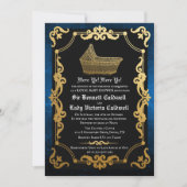 Middeleeuwse Renaissance Goth Baby Shower Uitnodig Kaart (Voorkant)