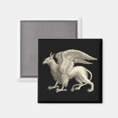Middeleeuwse renaissance Griffin Magneet (Voorkant / Achterkant)