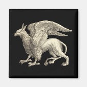 Middeleeuwse renaissance Griffin Magneet (Voorkant)