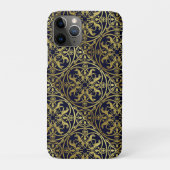 Middeleeuwse Renaissance Herald Lion Leopard Metal Case-Mate iPhone Case (Achterkant)