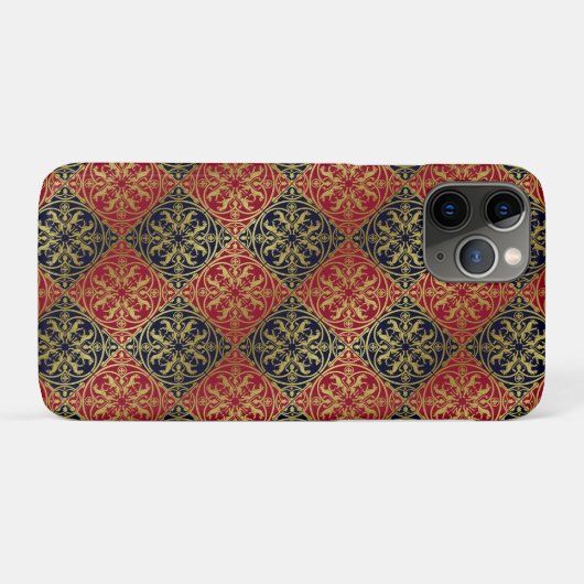 Middeleeuwse Renaissance Herald Lion Leopard Metal Case-Mate iPhone Case (Achterkant (horizontaal))