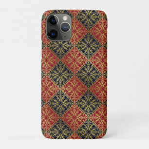 Middeleeuwse Renaissance Herald Lion Leopard Metal Case-Mate iPhone Case