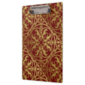 Middeleeuwse Renaissance Herald Lion Leopard Metal Klembord (Links)