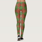 Middeleeuwse Renaissance Herald Lion Leopard Metal Leggings (Achterkant)