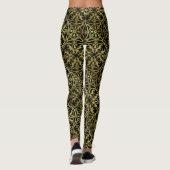 Middeleeuwse Renaissance Herald Lion Leopard Metal Leggings (Achterkant)