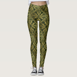 Middeleeuwse Renaissance Heraldieke Leeuw Luipaard Leggings