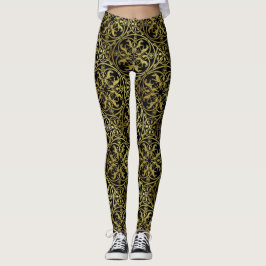 Middeleeuwse Renaissance Heraldieke Leeuw Luipaard Leggings