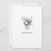 Middeleeuwse Renaissance Houtblokrand Huwelijk Kaart (Achterkant)