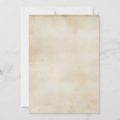 Middeleeuwse Renaissance Kids Verjaardag Uitnodigi Kaart (Achterkant)