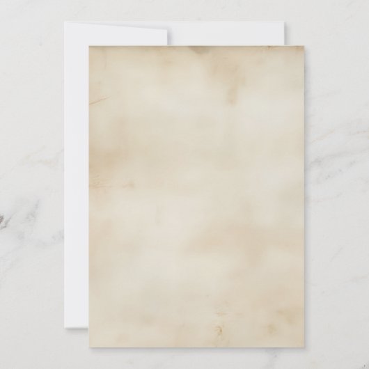 Middeleeuwse Renaissance Kids Verjaardag Uitnodigi Kaart (Achterkant)