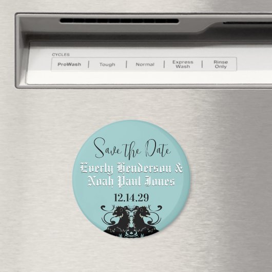 Middeleeuwse renaissance  leeuw Rampant Magneet (Insitu (Vaatwasser))