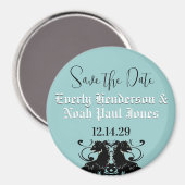 Middeleeuwse renaissance  leeuw Rampant Magneet (Voorkant / Achterkant)