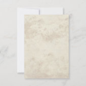 Middeleeuwse Renaissance Middeleeuwen  RSVP-kaart RSVP Kaartje (Achterkant)