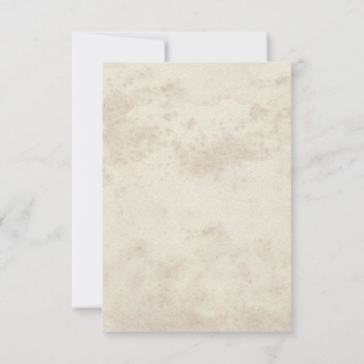 Middeleeuwse Renaissance Middeleeuwen RSVP-kaart RSVP Kaartje (Achterkant)