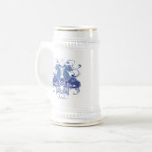 MIDDELEEUWSE Renaissance Oude Leeuwen Bierpul (Voorkant links)