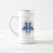 MIDDELEEUWSE Renaissance Oude Leeuwen Bierpul (Links)